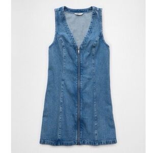 American Eagle Outfitters Light Blue Denim Dress